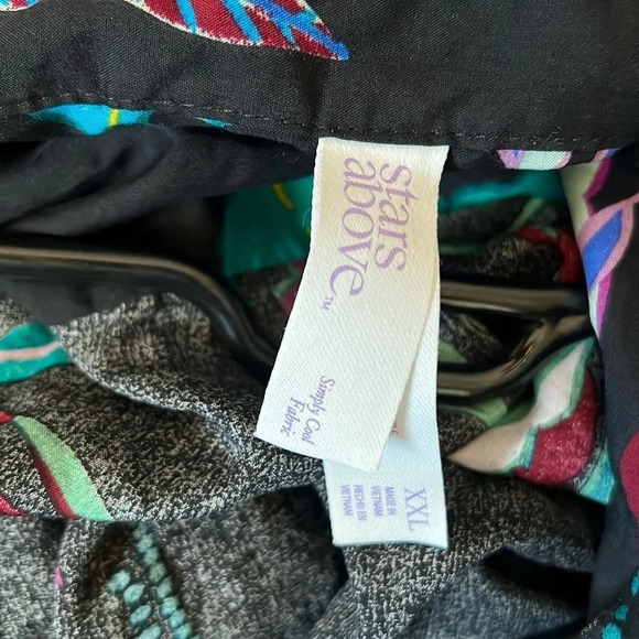 Target Stars Above 1  Piece lounge wear top Multi Floral Sz XXL - Picture 4 of 12
